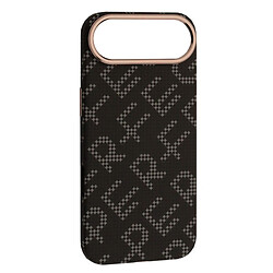 Чохол (накладка) Apple iPhone 17 Air, Carbon Style, MagSafe, Black Perfect, Чорний