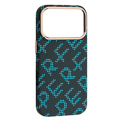 Чохол (накладка) Apple iPhone 17 Pro Max, Carbon Style, MagSafe, Blue Perfect, Синій