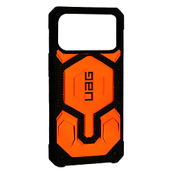 Чохол (накладка) Apple iPhone 17 Pro, UAG Pro Monarch Carbon, MagSafe, Top Grain Leatherr Orange, Помаранчевий