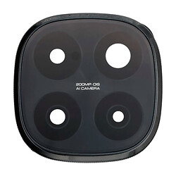 Стекло на камеру Xiaomi Redmi Note 14 Pro Plus 5G, Черный