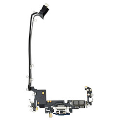 Шлейф Apple iPhone 17 Pro Max, С разъемом на зарядку, Синий