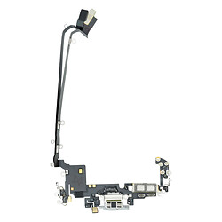 Шлейф Apple iPhone 17 Pro Max, С разъемом на зарядку, Серебряный