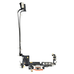 Шлейф Apple iPhone 17 Pro, С разъемом на зарядку, Оранжевый