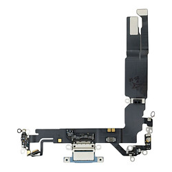 Шлейф Apple iPhone 17, С разъемом на зарядку, Голубой