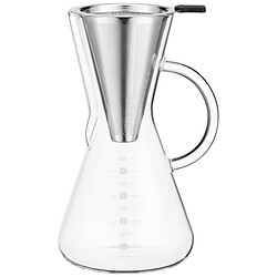 Кемекс для заварювання кави з фільтром ARDESTO Black Mars, Прозорий