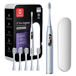 Электрическая зубная щетка Oclean X Plus Pro Digital, Серебряный