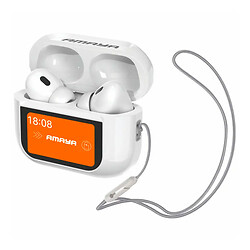 Bluetooth-гарнітура Amaya ATW-15, Стерео, Білий