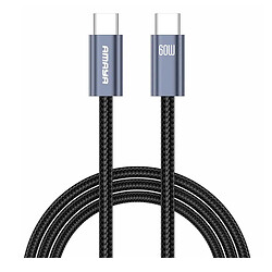 USB кабель Amaya CC62, Type-C, 2.0 м., Серый