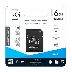 Карта памяти T&G MicroSDXC UHS-3, 16 Гб.