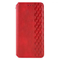 Чехол (книжка) Xiaomi Redmi Note 15 Pro, GETMAN Cubic, Красный