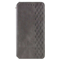 Чехол (книжка) Xiaomi Redmi Note 15 Pro, GETMAN Cubic, Серый