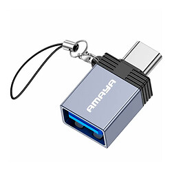 Адаптер Amaya 01UC, Type-C, USB, Серый