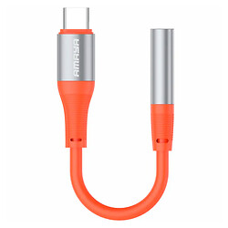 Адаптер Amaya AUX-07, Type-C, 3.5 мм., Оранжевый