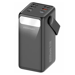 Портативна батарея (Power Bank) Amaya APB-60, 60000 mAh, Чорний