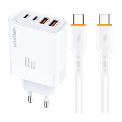 СЗУ Amaya E101F, С кабелем, Type-C, Белый