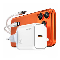 СЗУ Amaya E280S, С кабелем, Type-C, Белый