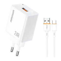 СЗУ Amaya E79D, З кабелем, Type-C, Білий