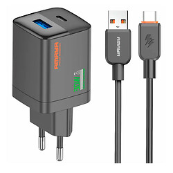 СЗУ Amaya E81S, З кабелем, Type-C, Чорний