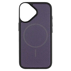 Чохол (накладка) Apple iPhone 17, TechWoven Hybrid, MagSafe, Black-Purple, Чорний