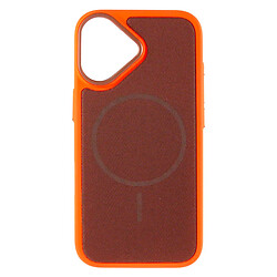 Чехол (накладка) Apple iPhone 17, TechWoven Hybrid, MagSafe, Orange-Brown, Оранжевый