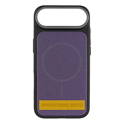 Чохол (накладка) Apple iPhone 17 Air, TechWoven Hybrid, MagSafe, Black-Purple, Чорний