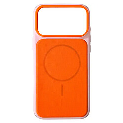 Чохол (накладка) Apple iPhone 17 Pro, TechWoven Hybrid, MagSafe, Pink-Orange, Рожевий