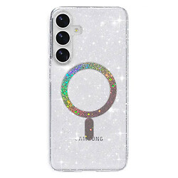 Чехол (накладка) Samsung Galaxy S26 Edge / Galaxy S26 Plus, Epik Eclipse Sparkle, MagSafe, Прозрачный