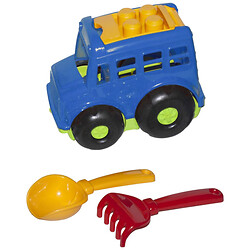 Автобус "Бусик №1" + лопатка и грабельки, Colorplast