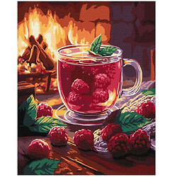 Картина по номерам "Малиновый чай", 40х50см, Ідейка