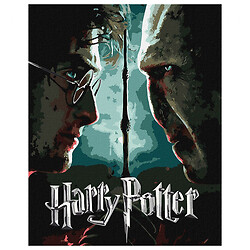 Картина по номерам с красками металлик "Harry Potter: Гарри и Волдеморт", 40х50см, Ідейка