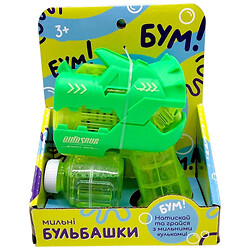 Мильні бульки пістолет-динозавр, короб., Mic
