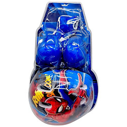 Набор защитного снаряжения "Человек-паук": шлем, наколенники, налокотники, защита ладоней, Mic