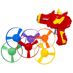 Пистолет-запускалка "Динозавр", 6 дисков в пакете, Mic