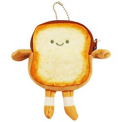 Кошелек детский текстильный на молнии "Тост"