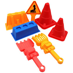 Набір для гри в піску "Дорожні роботи", 7 предметів