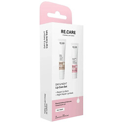 Набір для губ RE.CARE Day&Night: бальзам, маска, 15 мл