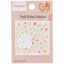 Наклейки для нігтів Квітковий мікс