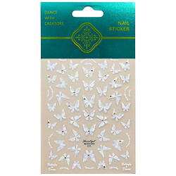 Наклейки для нігтів Метелики мікс