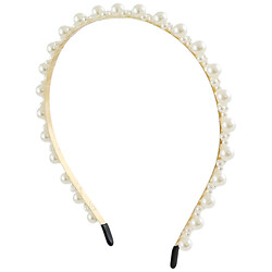 Обруч для волос металлический с декором Жемчужинки