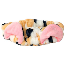 Повязка для волос косметическая мягкая Ушки