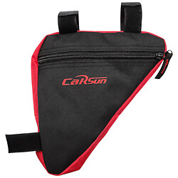 Сумка велосипедная текстильная треугольная на липучках, 30х20х55 см