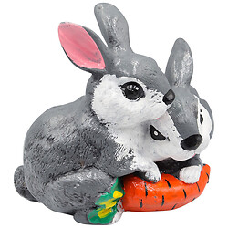 Фігура садова декоративна гіпсова Пара кроликів