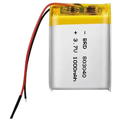 Акумулятор універсальний, 1000 mAh, 8,0 x 30 x 40 мм.