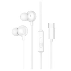 Наушники Hoco M117, С микрофоном, Белый