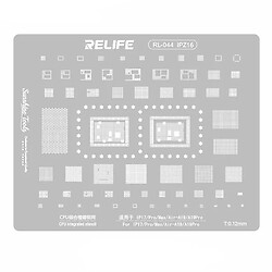 Трафарет BGA Relife RL-044 Apple iPhone 17 / iPhone 17 Air / iPhone 17 Pro / iPhone 17 Pro Max