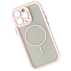 Чохол (накладка) Apple iPhone 15 Pro, Clear Shock Thin, MagSafe, Рожевий