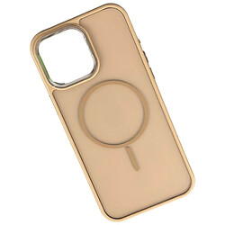 Чехол (накладка) Apple iPhone 17 Air, Air Beats Matte Camera, MagSafe, Бежевый