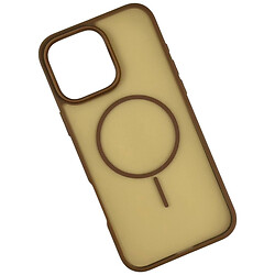 Чохол (накладка) Apple iPhone 17, Air Beats Matte Color, MagSafe, Коричневий