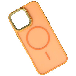 Чохол (накладка) Apple iPhone 13 Pro, Matte Corrugated Camera Thin, MagSafe, Помаранчевий