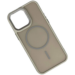 Чехол (накладка) Apple iPhone 17 Pro Max, Matte Corrugated Camera Thin, MagSafe, Light Grey, Серый